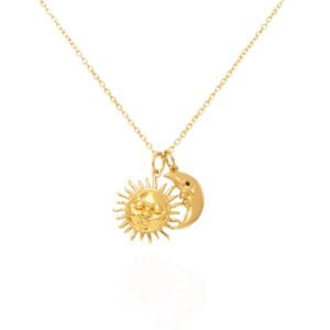 Sun And Moon Necklace